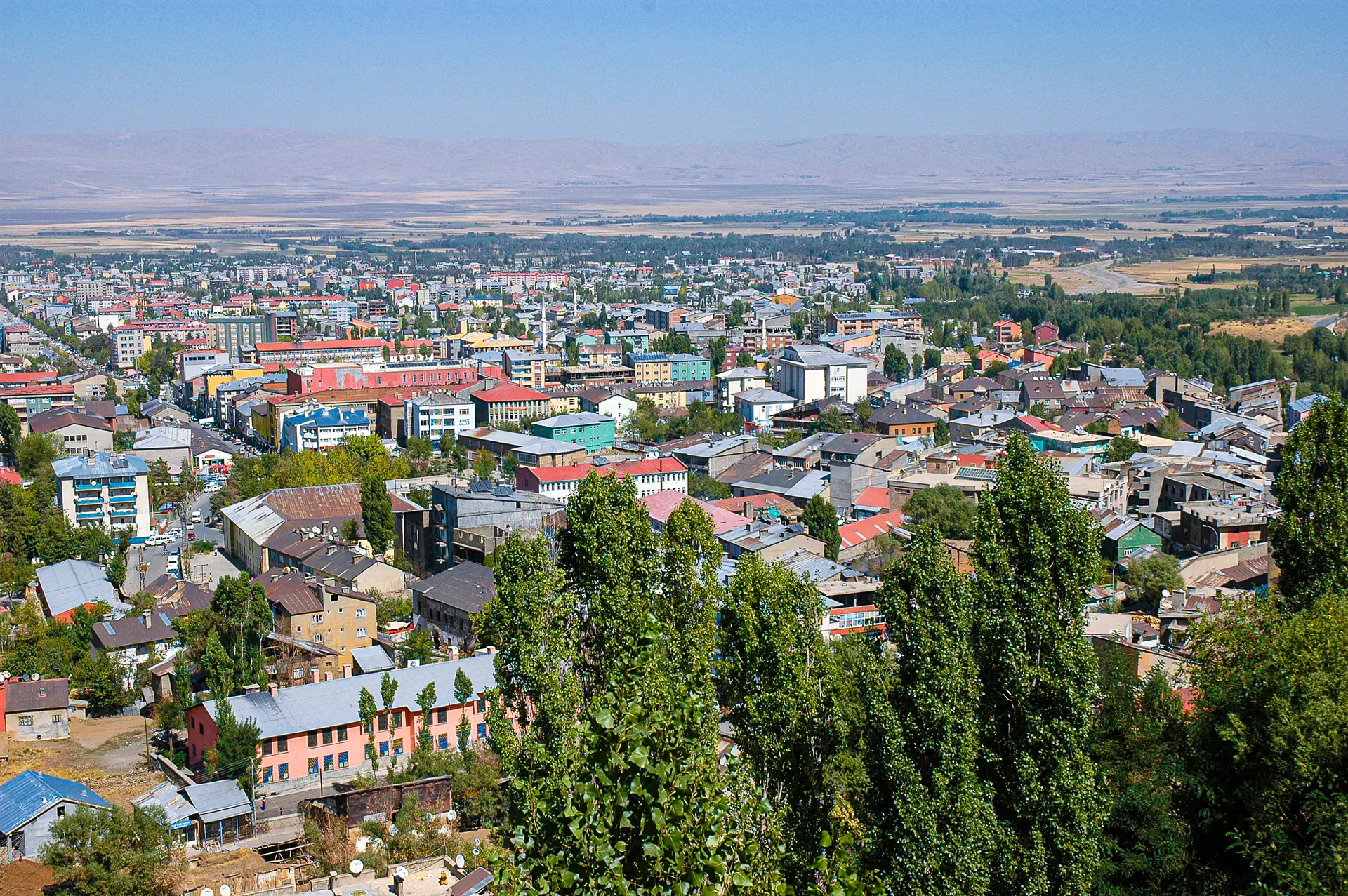 Gün batımında Muş Ovası