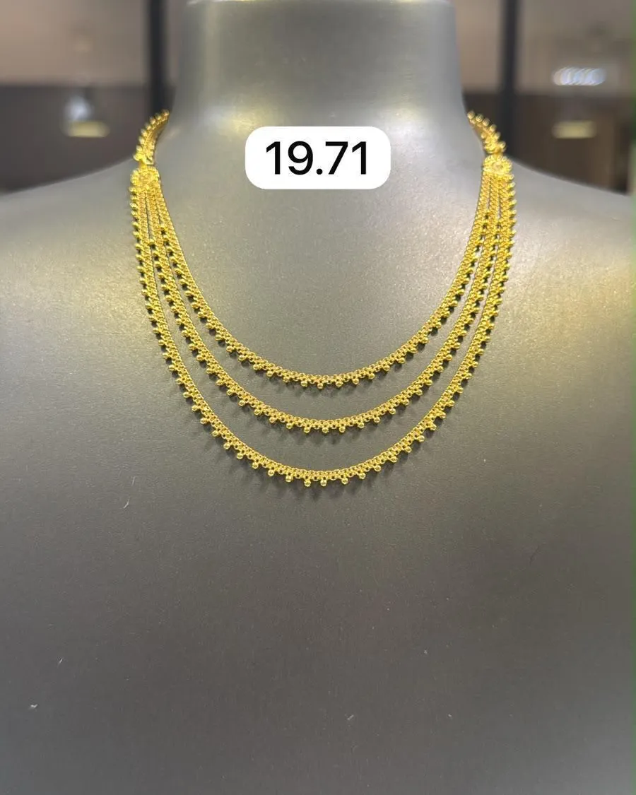 Kolye — 14 ayar altın, 19,71 g