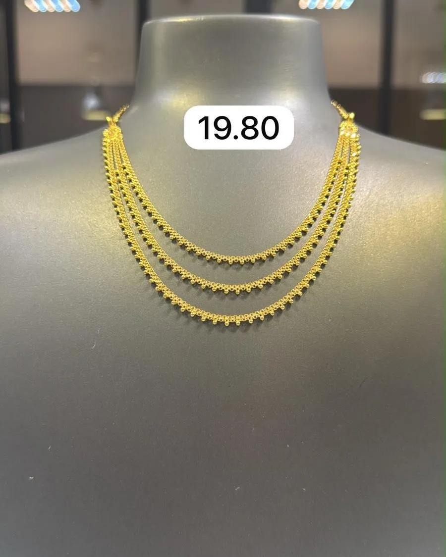 Kolye — 14 ayar altın, 19,8 g