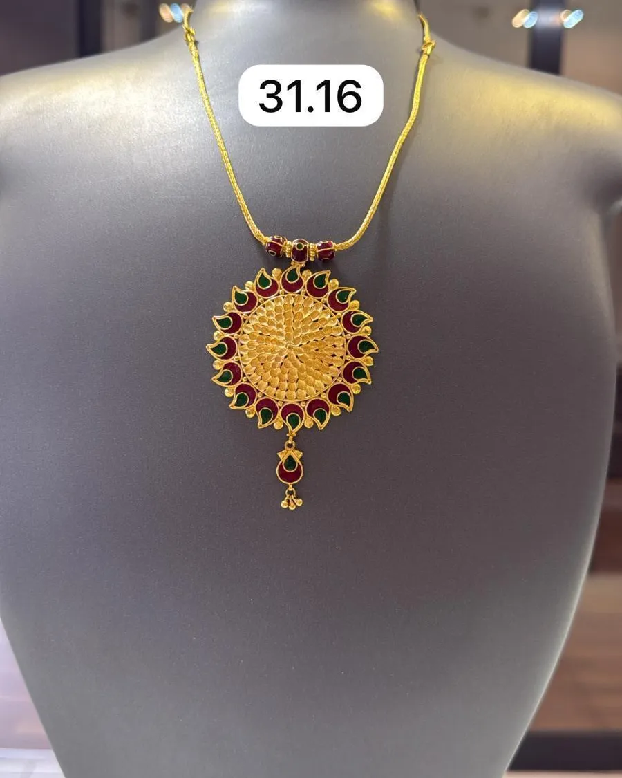 Kolye — 14 ayar altın, 31,16 g