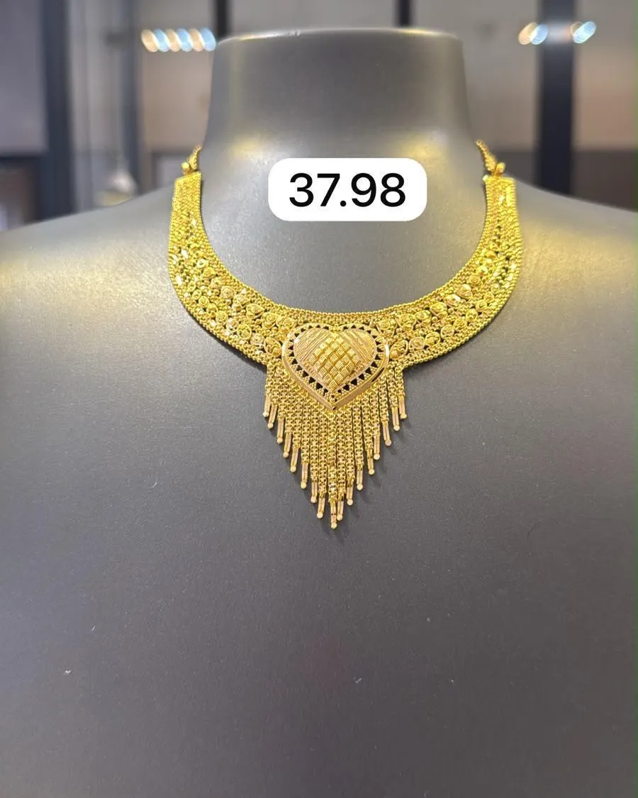 Kolye — 14 ayar altın, 37,98 g