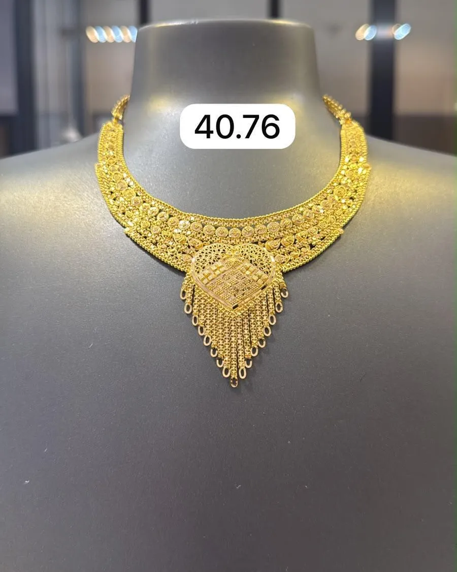Kolye — 14 ayar altın, 40,76 g