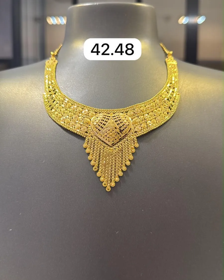 Kolye — 14 ayar altın, 42,48 g