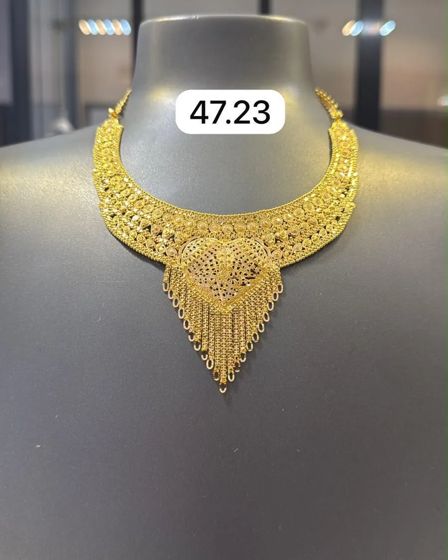 Kolye — 14 ayar altın, 47,23 g