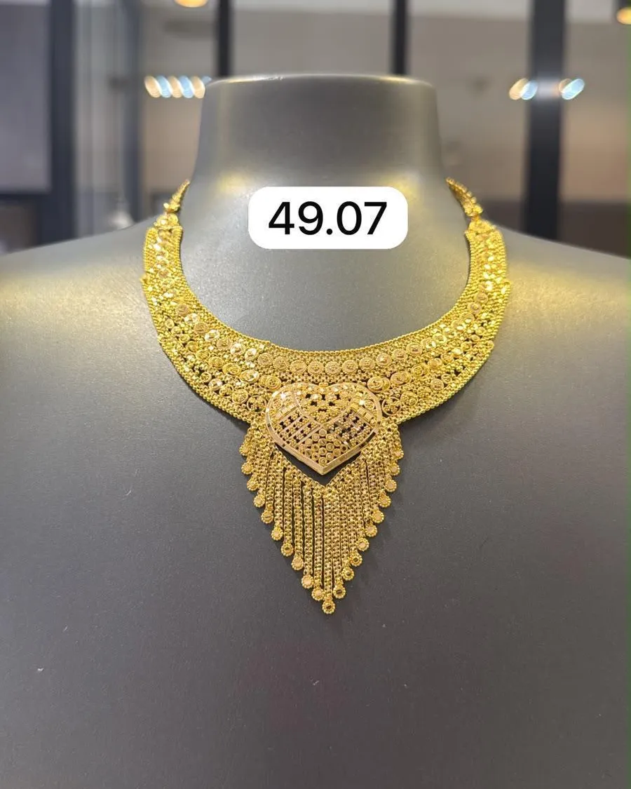Kolye — 14 ayar altın, 49,07 g