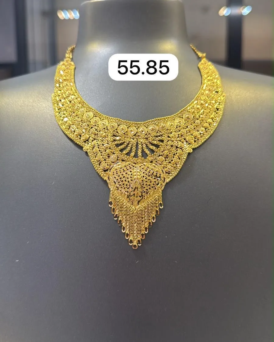 Kolye — 14 ayar altın, 55,85 g